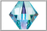 Swarovski Bicone 5328, 4mm, 202AB - aqua, AB, 25 Stk.